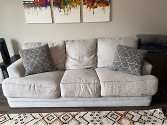 Grey Sherpa Sofa