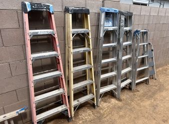 Assorted Ladders For Sale (as a lot, or separate)