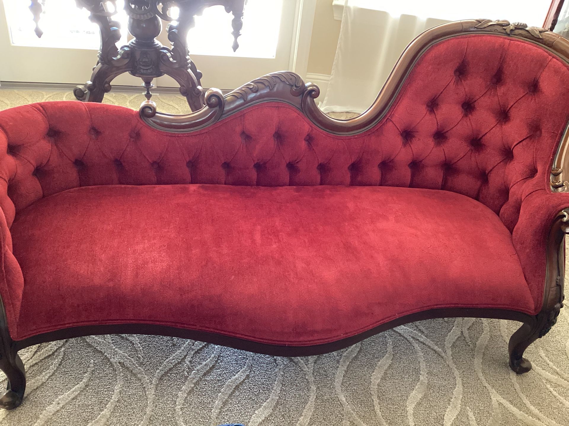 Red Couch For $500