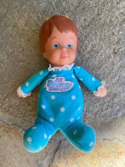 Lil Drowsy Beans Vintage Doll Toy Mattel 1982