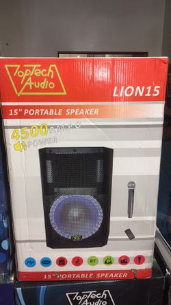 Rechargeable with wireless mic and Bluetooth