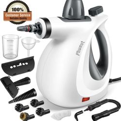 Pressurized Handheld Multi- Surface Natural Steam Cleaner with 12 pcs Replacement Parts, Multi-Purpose Steamer for Home Use, Floor, Kitchen and Car re