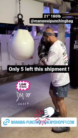 Water filled punching bag