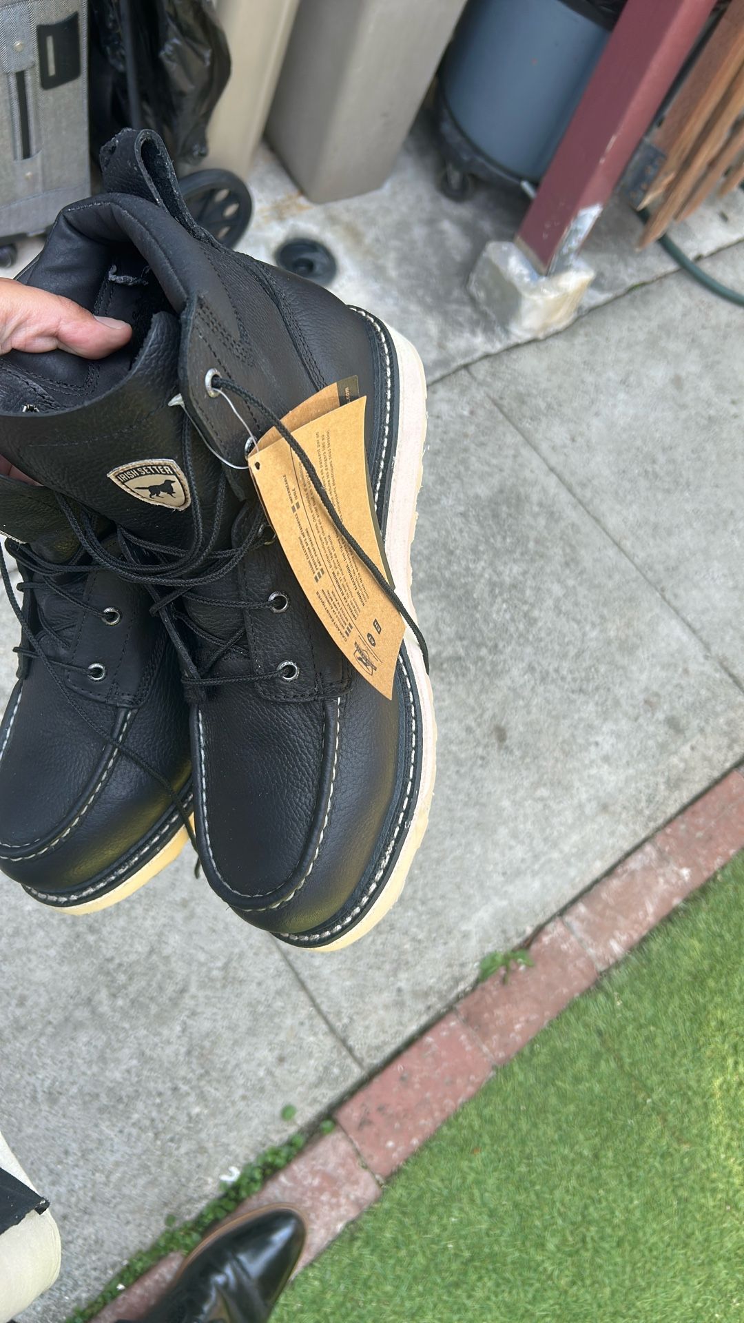 Red Wings Irish setter Steel Toe Boots