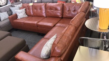 Faux Leather sectional