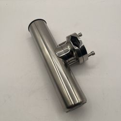 1" to 1.75" Rail Mount Clamp-on Fishing Rod Holder, Stainless Steel ( AFR)