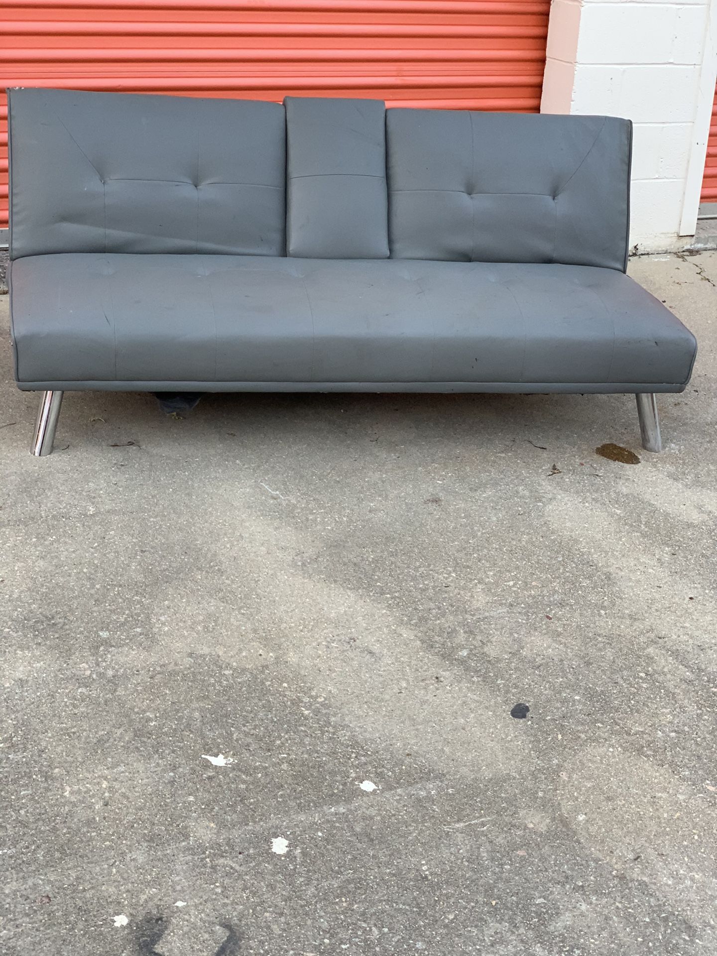 Gray leather futon for Sale in Columbia, SC OfferUp