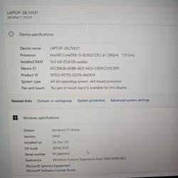 Used LENOVO IdeaPad5 16GB RAM 1TB SSD