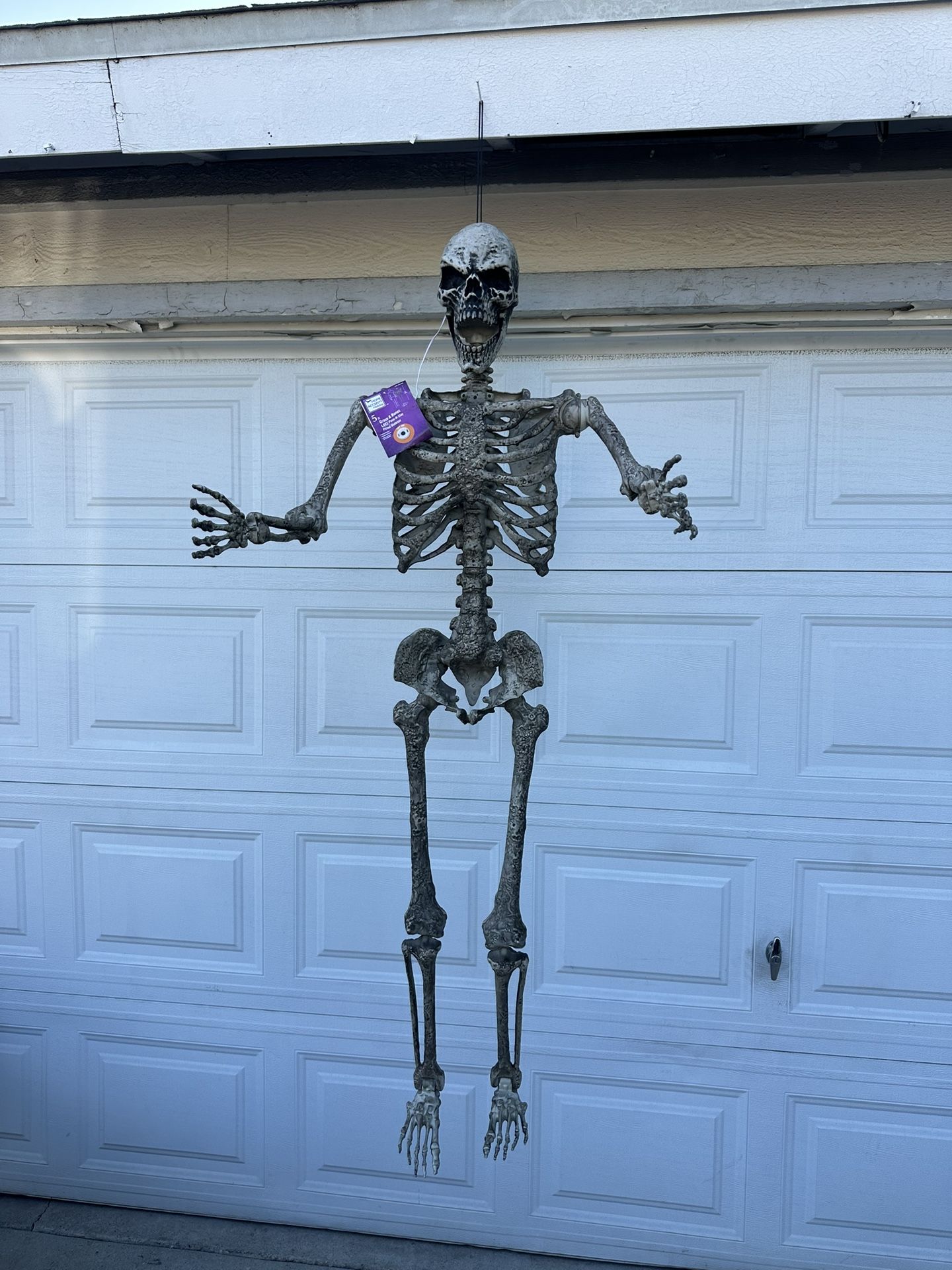 5ft LED Pitted Skeleton Decoration