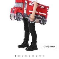 Fire truck Costume For Toddlers/ Disfraz De Camion