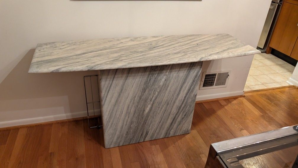 Italian Marble Console Table