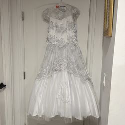 First communion dress size 12 girls size