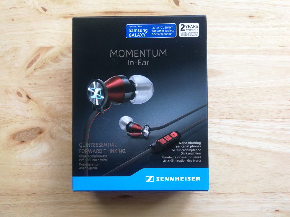Sennheiser Momentum In-Ear Headphones with headset, Android Version , red/black