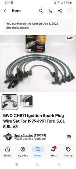 Ford V8 Ignition  Wires