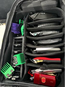 Barber bag and supplies