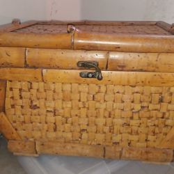 Bamboo Wooden Chest 