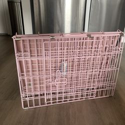 Pink Small Doggy Crate