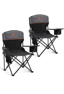 ALPHA CAMP 2-Pack Folding Camping Chair