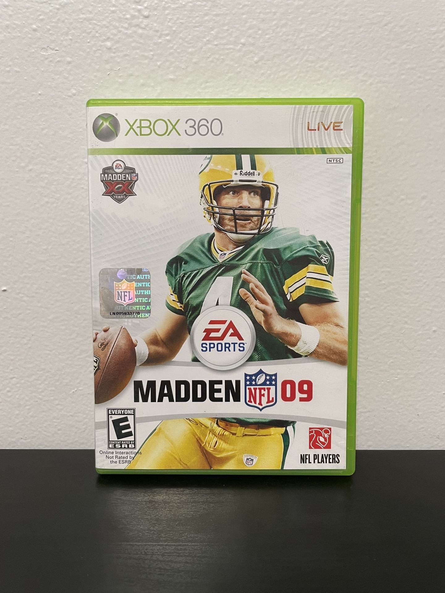 Madden NFL 09 Xbox 360 CIB Video Game Football Microsoft XX Anniversary