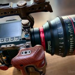 Red Komodo 6k with accessories extra batteries wood grip lenses +more  also protection case