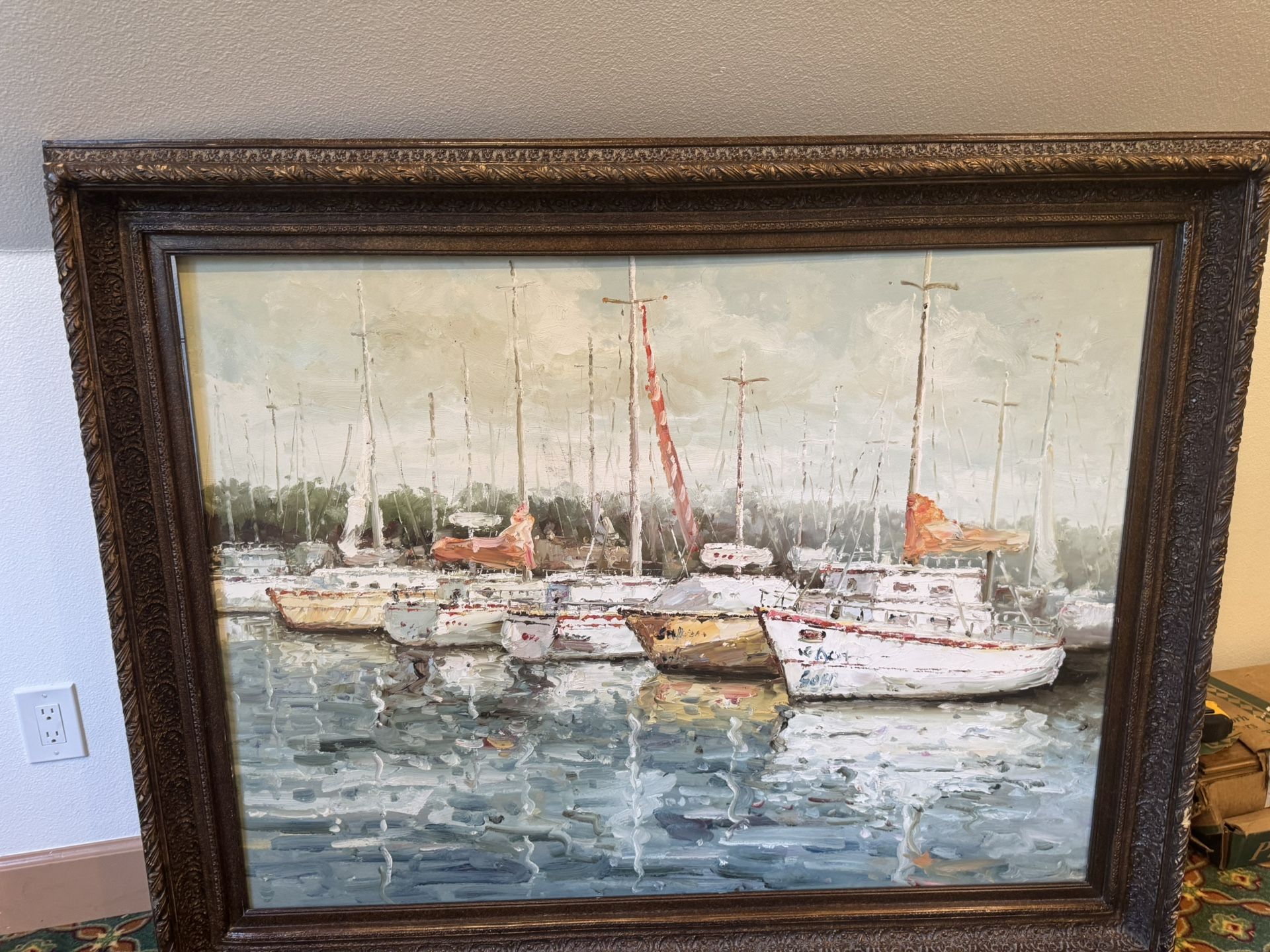 Oil Paint With Frame 