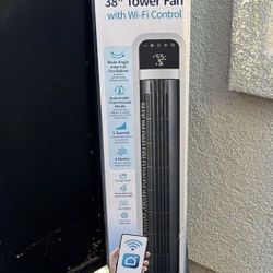 OmniBreeze Tower Fan with Internal Oscillation and Wi-Fi (38-inch) 