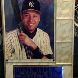 1996 Derek Jeter Plaque