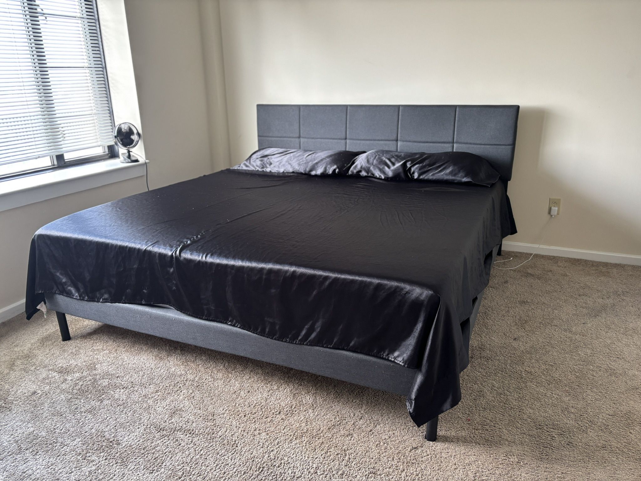 King Bed Frame With Mattress