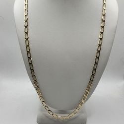 14kt Gold Curb Link Chain 21.8G 24"