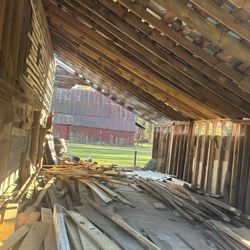 120 Year Old Barn Wood And Metal 