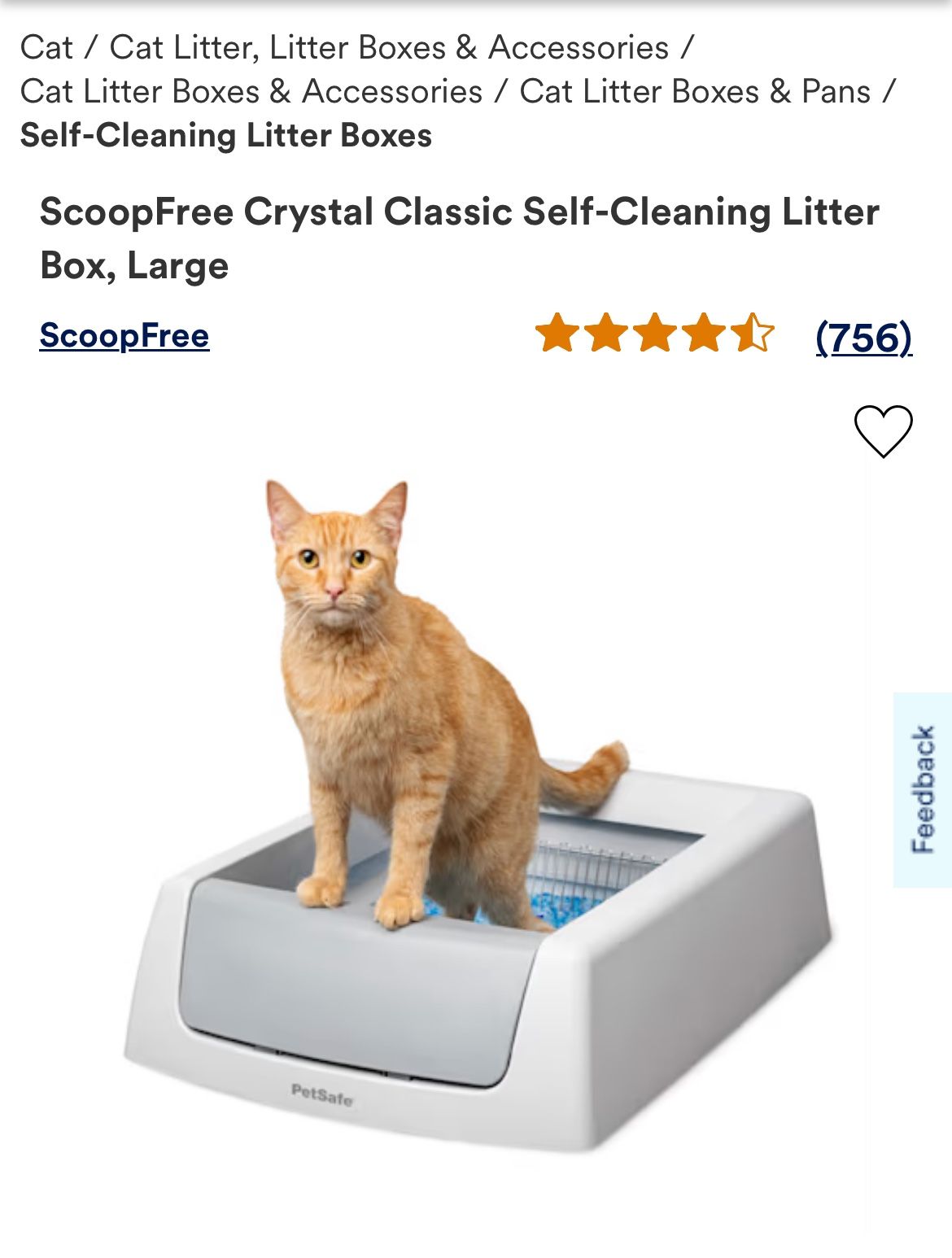 Self Cleaning Litter Box With Reusable Tray