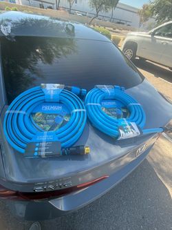 Hydrotech 5/8 in. x 25 ft. Hybrid Polymer Rubber Super-Lite Garden Hose - Force Control Technology, Lightweight, Anti-Kink Hose