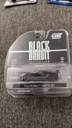 Greenlight Black Bandit 2019 Chevrolet Corvette ZR1 1:64