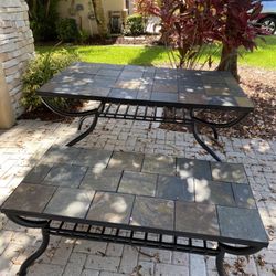 Kitchen Table With Chairs In Matching Coffee Table