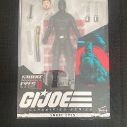 G.I. Joe classified series Snake Eyes 6 inch
