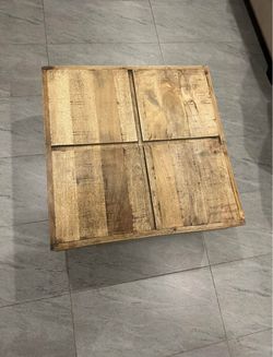Square Wood coffee table