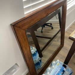 Solid Wood Mirror