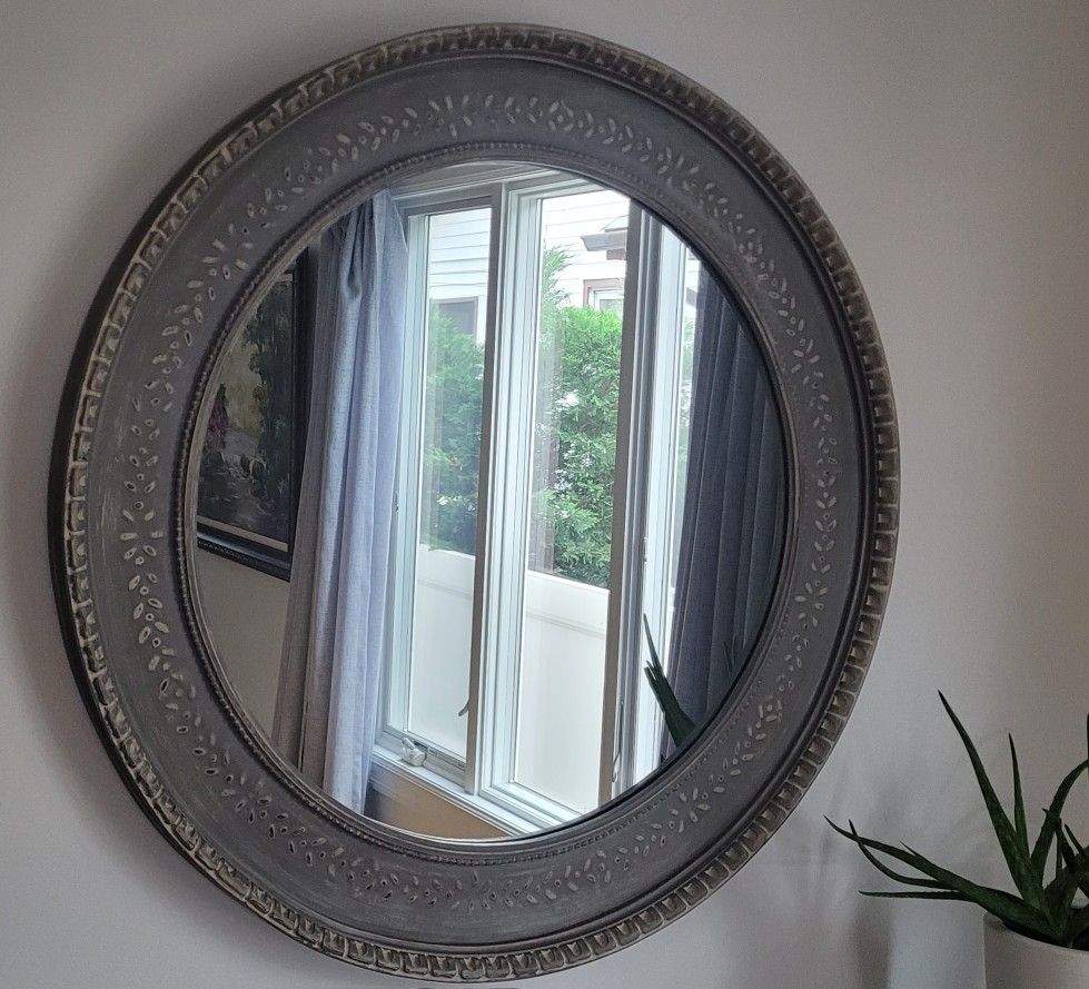 Round Mirror 34.5 Inches