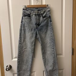 Old Navy extra high rise straight jeans size 0