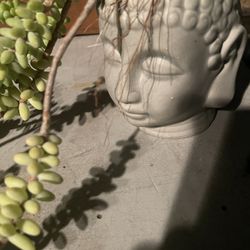 Buta  head with planets flowing