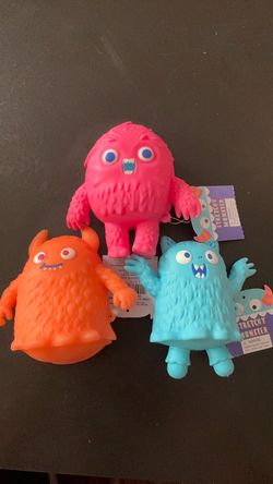 Stretchy Monster Toy Figures Set of 3