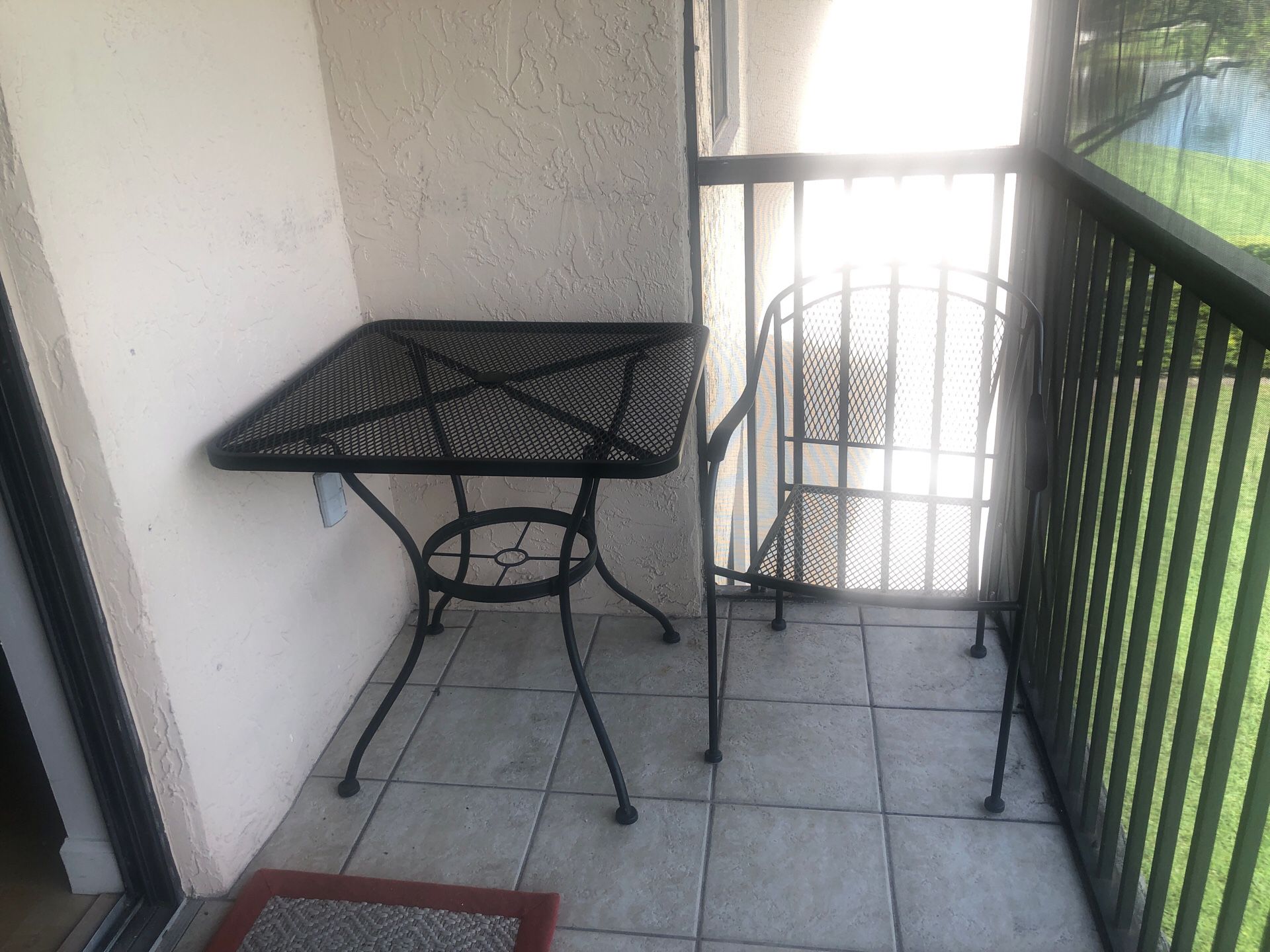 Patio Table & Two Chairs