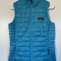 NWT Women's Patagonia Ultramarine Blue Nano Puff Full Zip Vest Size XS