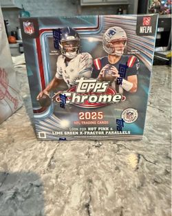 Topps Chrome NFL Mega Box (NEW) x2