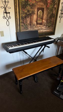 Yamaha 88 key weighted piano keyboard digital p-115