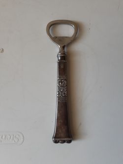 VTG- FRIGAST DENMARK, DANISH CROWN, STERLING SILVE BOTTLE OPENER, (ANTIQUE/COLLECTABLE) ASKING $50