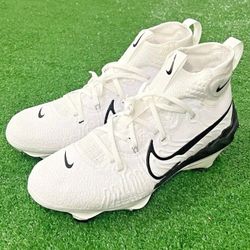 Brand New Nike Alpha Huarache NXT White Black Metal Baseball Cleats Men Sizes 7, 7.5, 13