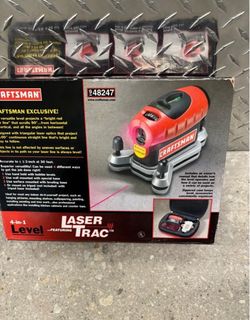 Craftsman 4-in-1 Level with Laser Trac, leveling tool ..  brand new in box .. $50