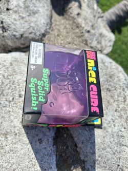 Purple nee doh nice cube de stress toy