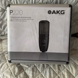AKG 220 Microphone/carrycase/mount